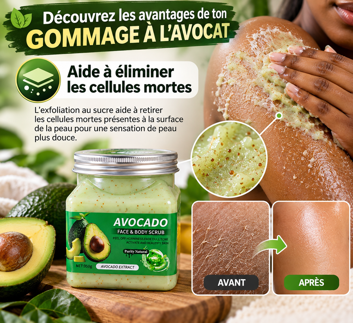 GOMMAGE À L'AVOCAT 350g