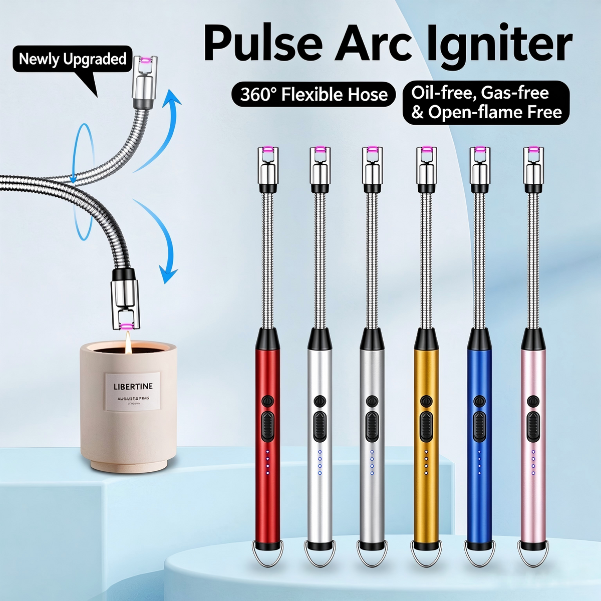 Briquet électrique flexible USB — Allumez facilement, autrement !