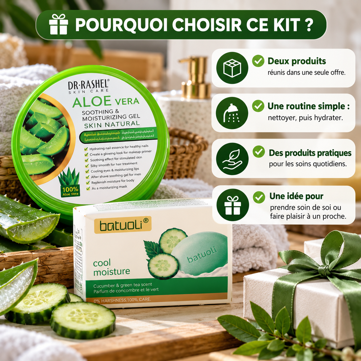 🌿 KIT FRAÎCHEUR & HYDRATATION